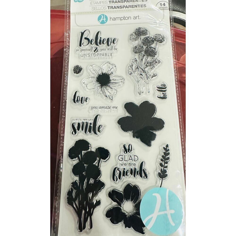 New- Hampton Art - Believe 14 pc Stamp Set